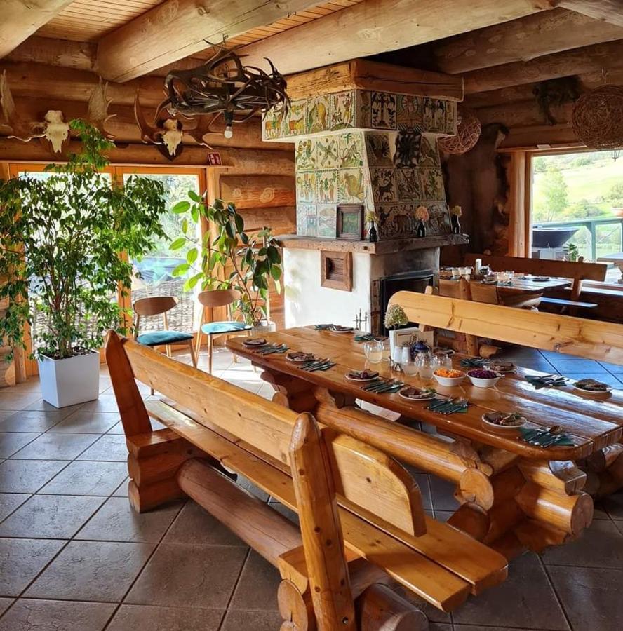 Wilcza Jama - Domki Z Bali Lutowiska Exterior foto
